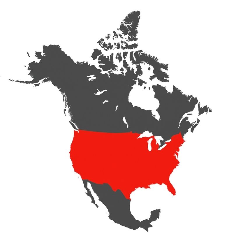 Metal America Concrete Service Area Map